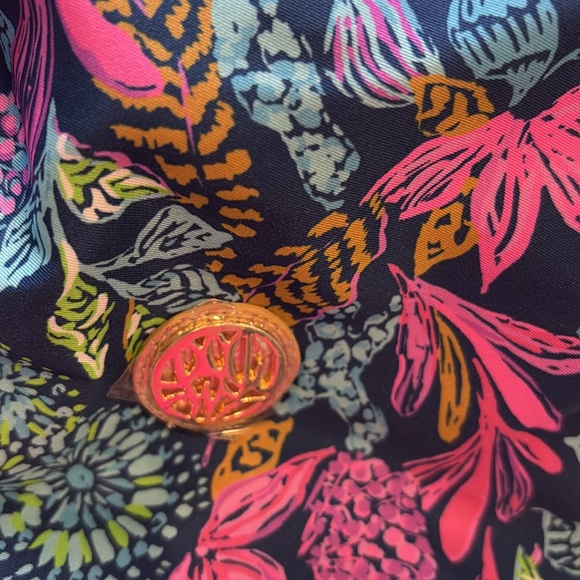 Lilly Pulitzer Bamboo Handle Purse - Picture 2 of 5